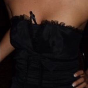 Elegant black prom dress ❤️